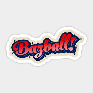 Bazball Cricket Sticker